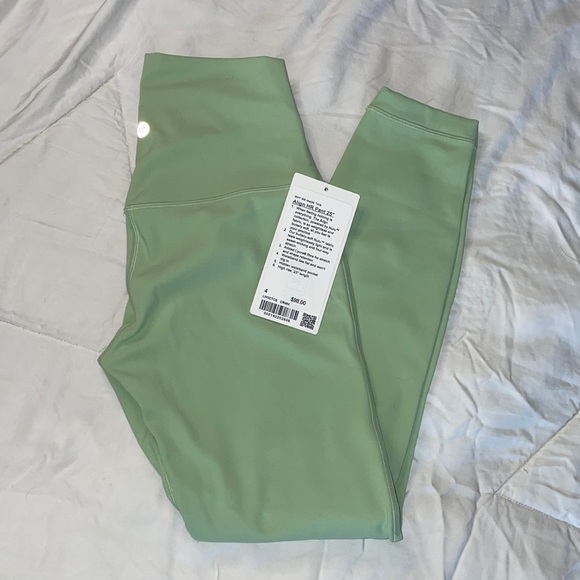 lululemon athletica Pants - NWT Lululemon align high riseyoga pant 25” creamy mint nulu size 4